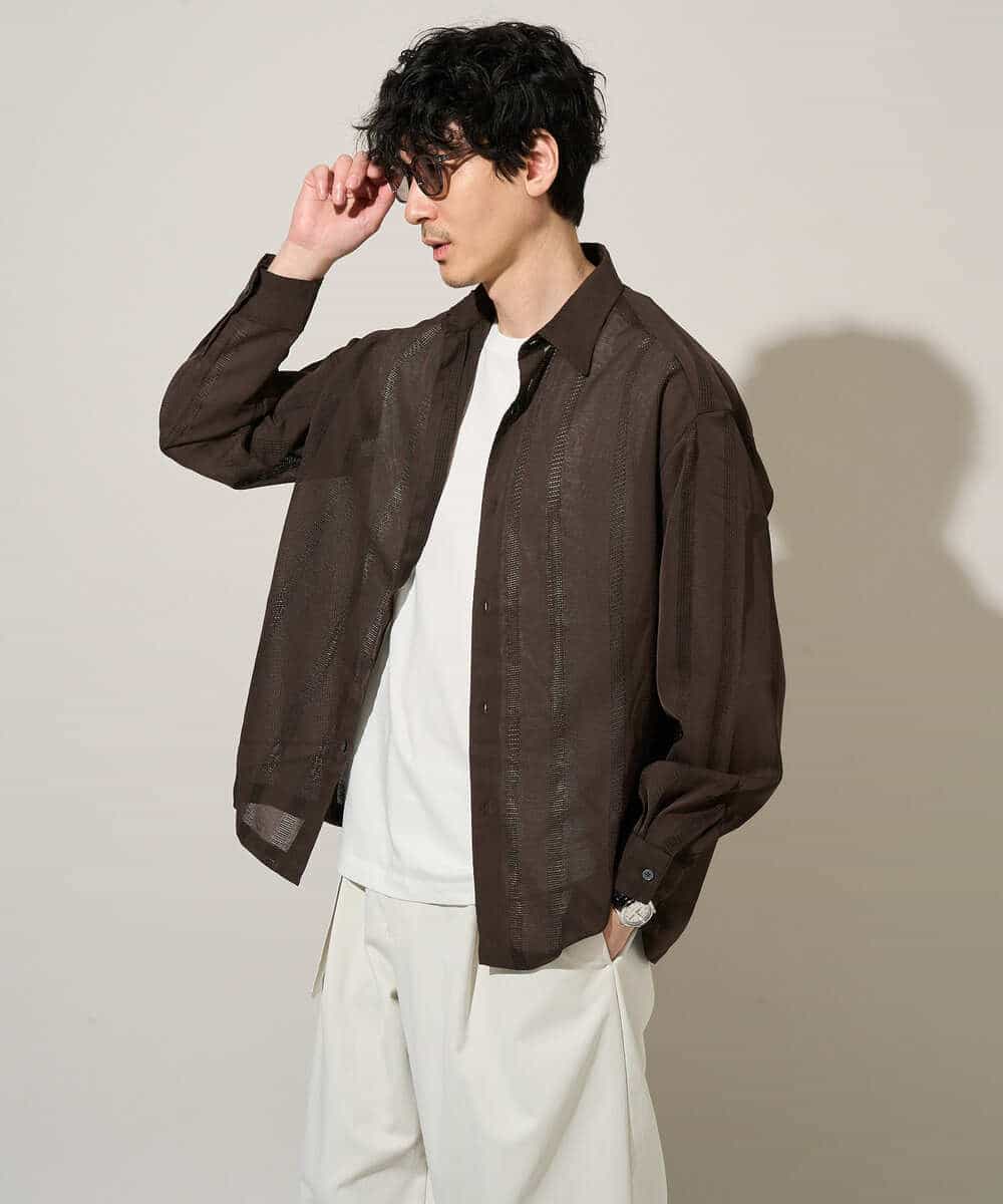 KHKGD39019 a.v.v MEN(アー・ヴェ・ヴェ) 【接触冷感】ノースリーブカットソー ブラック