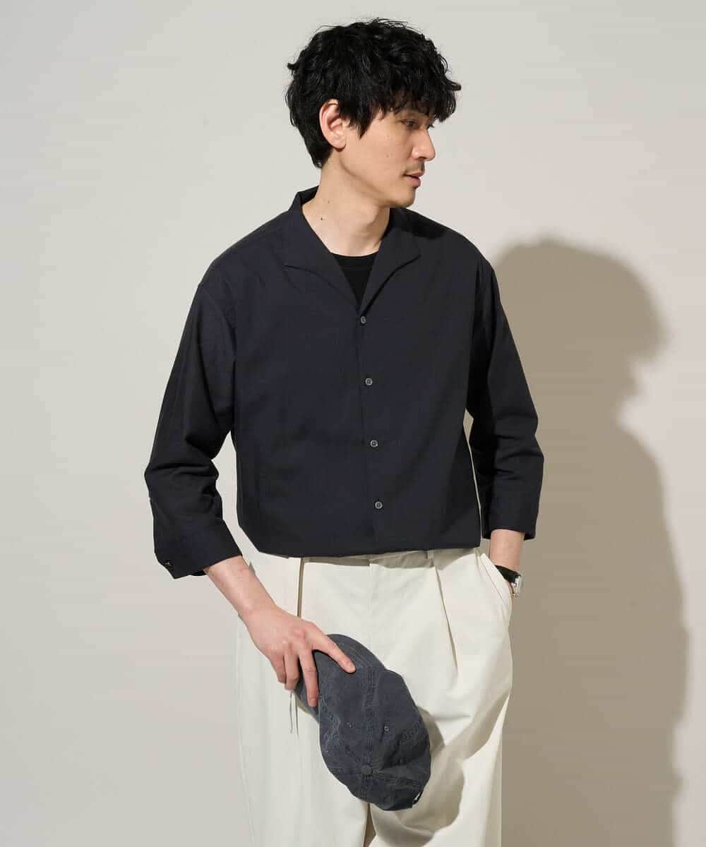 KHKGD39019 a.v.v MEN(アー・ヴェ・ヴェ) 【接触冷感】ノースリーブカットソー ブラック