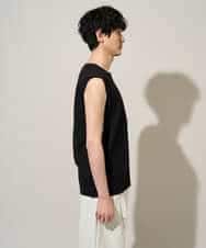 KHKGD39019 a.v.v MEN(アー・ヴェ・ヴェ) 【接触冷感】ノースリーブカットソー ブラック