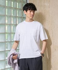KHKGD40039 a.v.v MEN(アー・ヴェ・ヴェ) ＼累計28,000枚販売！／究極の無地Ｔ シルケットスムースシルエットカットソ ー【接触冷感 / UVカット/洗濯機で洗える/毛玉になりにくい】 ホワイト