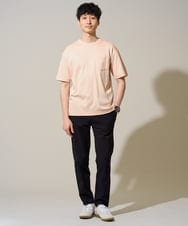 KHKGD40039 a.v.v MEN(アー・ヴェ・ヴェ) 【雑誌MonoMax5月号掲載】究極の無地Ｔシャツ シルケットスムースワイドシルエットカットソー【洗濯機で洗える/接触冷感/UVカット/毛玉になりにくい】 ブラック