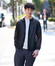 KHKGD40039 a.v.v MEN(アー・ヴェ・ヴェ) 【雑誌MonoMax5月号掲載】究極の無地Ｔシャツ シルケットスムースワイドシルエットカットソー【洗濯機で洗える/接触冷感/UVカット/毛玉になりにくい】 ブラック