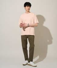 KHKGD40039 a.v.v MEN(アー・ヴェ・ヴェ) 【洗濯機で洗える/接触冷感/UVカット/毛玉になりにくい】シルケットスムースワイドシルエットカットソー ブラック