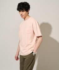 KHKGD40039 a.v.v MEN(アー・ヴェ・ヴェ) 【洗濯機で洗える/接触冷感/UVカット/毛玉になりにくい】シルケットスムースワイドシルエットカットソー ブラック