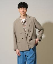 KHKGD40039 a.v.v MEN(アー・ヴェ・ヴェ) 【雑誌MonoMax5月号掲載】究極の無地Ｔシャツ シルケットスムースワイドシルエットカットソー【洗濯機で洗える/接触冷感/UVカット/毛玉になりにくい】 ブラック