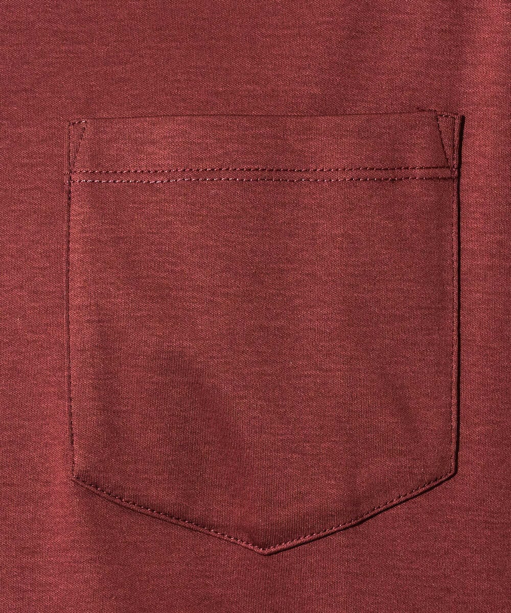 KHKGD40039 a.v.v MEN(アー・ヴェ・ヴェ) 【接触冷感 / UVカット】究極の無地Ｔ シルケットスムースシルエットカットソ ー〈洗濯機で洗える/毛玉になりにくい〉 ブラック
