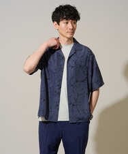 KHKGD40039 a.v.v MEN(アー・ヴェ・ヴェ) 【雑誌MonoMax5月号掲載】究極の無地Ｔシャツ シルケットスムースワイドシルエットカットソー【洗濯機で洗える/接触冷感/UVカット/毛玉になりにくい】 ブラック