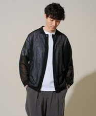 KHKGD40039 a.v.v MEN(アー・ヴェ・ヴェ) 【雑誌MonoMax5月号掲載】究極の無地Ｔシャツ シルケットスムースワイドシルエットカットソー【洗濯機で洗える/接触冷感/UVカット/毛玉になりにくい】 ブラック