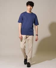KHKGD40039 a.v.v MEN(アー・ヴェ・ヴェ) 【接触冷感 / UVカット】究極の無地Ｔ シルケットスムースシルエットカットソ ー〈洗濯機で洗える/毛玉になりにくい〉 ブラック