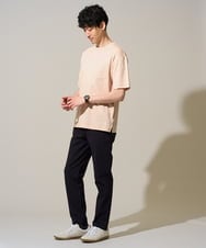 KHKGD40039 a.v.v MEN(アー・ヴェ・ヴェ) 【接触冷感 / UVカット】究極の無地Ｔ シルケットスムースシルエットカットソ ー〈洗濯機で洗える/毛玉になりにくい〉 ブラック