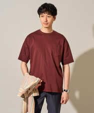 KHKGD40039 a.v.v MEN(アー・ヴェ・ヴェ) 【接触冷感 / UVカット】究極の無地Ｔ シルケットスムースシルエットカットソ ー〈洗濯機で洗える/毛玉になりにくい〉 ブラック