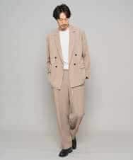 KHKGD40039 a.v.v MEN(アー・ヴェ・ヴェ) 【洗濯機で洗える/接触冷感/UVカット/毛玉になりにくい】シルケットスムースワイドシルエットカットソー ブラック