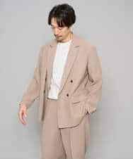 KHKGD40039 a.v.v MEN(アー・ヴェ・ヴェ) 【洗濯機で洗える/接触冷感/UVカット/毛玉になりにくい】シルケットスムースワイドシルエットカットソー ブラック