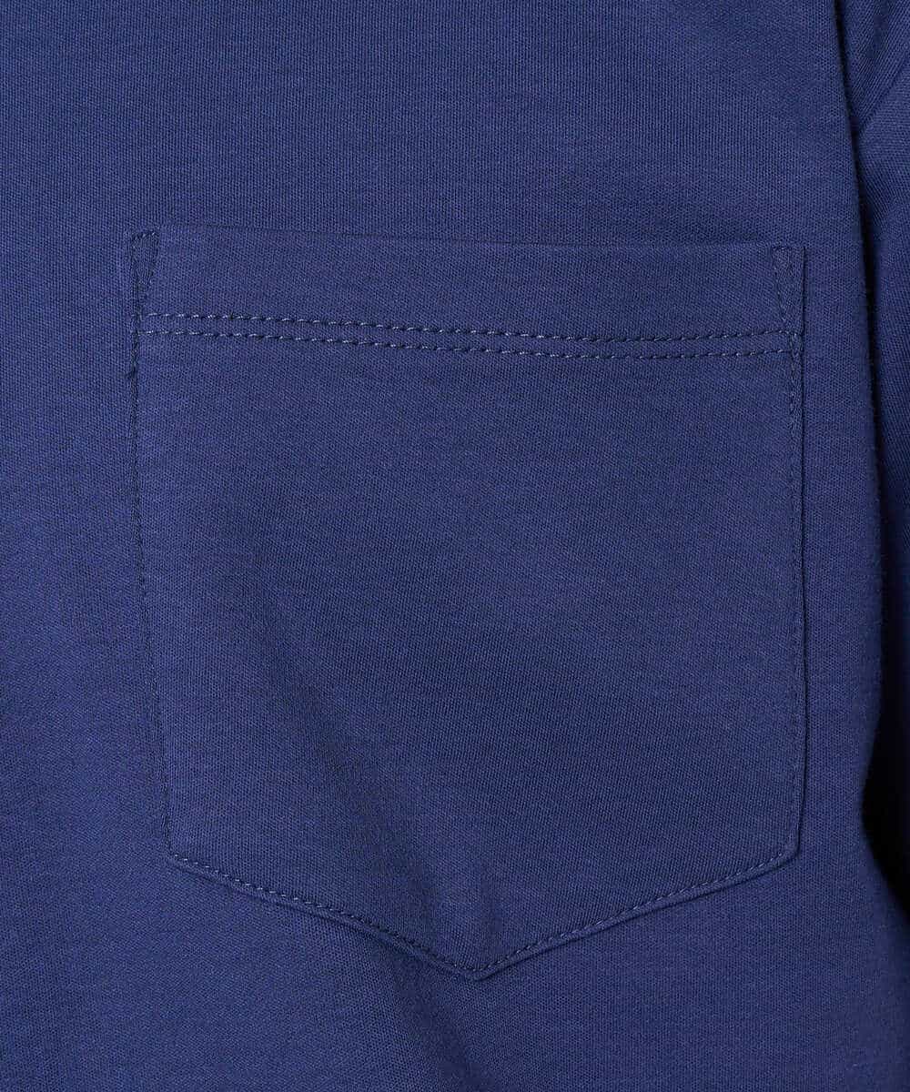 KHKGD40039 a.v.v MEN(アー・ヴェ・ヴェ) 【洗濯機で洗える/接触冷感/UVカット/毛玉になりにくい】シルケットスムースワイドシルエットカットソー ブラック