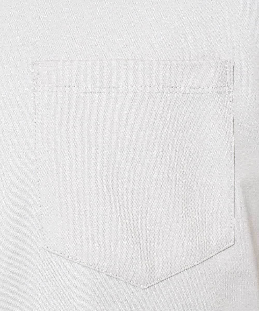 KHKGD40039 a.v.v MEN(アー・ヴェ・ヴェ) 【洗濯機で洗える/接触冷感/UVカット/毛玉になりにくい】シルケットスムースワイドシルエットカットソー ブラック