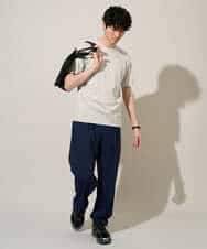 KHKGD42039 a.v.v MEN(アー・ヴェ・ヴェ) 【洗濯機で洗える/接触冷感/UVカット/毛玉になりにくい】シルケットスムースクルーネックスマートＴシャツ ダークグレー