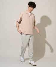 KHKGD42039 a.v.v MEN(アー・ヴェ・ヴェ) 【洗濯機で洗える/接触冷感/UVカット/毛玉になりにくい】シルケットスムースクルーネックスマートＴシャツ ダークグレー