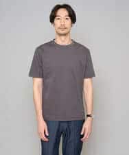 KHKGD42039 a.v.v MEN(アー・ヴェ・ヴェ) 【洗濯機で洗える/接触冷感/UVカット/毛玉になりにくい】シルケットスムースクルーネックスマートＴシャツ ダークグレー