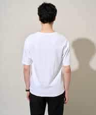 KHKGD42039 a.v.v MEN(アー・ヴェ・ヴェ) 【洗濯機で洗える/接触冷感/UVカット/毛玉になりにくい】シルケットスムースクルーネックスマートＴシャツ ダークグレー