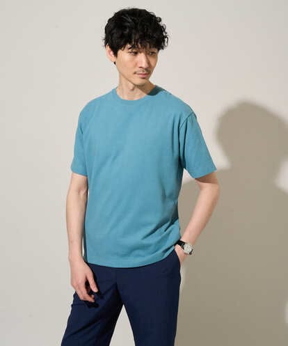 KHKGD48044 a.v.v MEN 【イージーケア/洗濯機で洗える】キカジャカードセミワイドシルエットカットソー