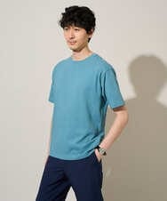 KHKGD48044 a.v.v MEN(アー・ヴェ・ヴェ) 【イージーケア/洗濯機で洗える】キカジャカードセミワイドシルエットカットソー ライトグレー