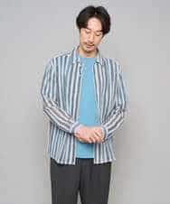 KHKGD48044 a.v.v MEN(アー・ヴェ・ヴェ) 【イージーケア/洗濯機で洗える】キカジャカードセミワイドシルエットカットソー ライトグレー