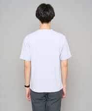 KHKGD48044 a.v.v MEN(アー・ヴェ・ヴェ) 【イージーケア/洗濯機で洗える】キカジャカードセミワイドシルエットカットソー ライトグレー