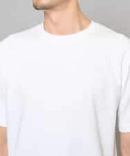 KHKGD48044 a.v.v MEN(アー・ヴェ・ヴェ) 【イージーケア/洗濯機で洗える】キカジャカードセミワイドシルエットカットソー ライトグレー