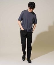 KHKGD55044 a.v.v MEN(アー・ヴェ・ヴェ) 【イージーケア/洗濯機で洗える/接触冷感/毛玉になりにくい】マイクロアゼセミワイドシルエットカットソー ライトグレー