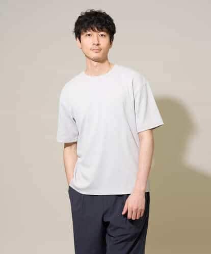KHKGD55044 a.v.v MEN 【イージーケア/洗濯機で洗える/接触冷感/毛玉になりにくい】マイクロアゼセミワイドシルエットカットソー