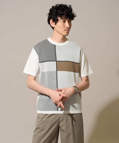 KHKGD68059 a.v.v MEN 【洗濯機で洗える】マエミニットキリカエカットソー