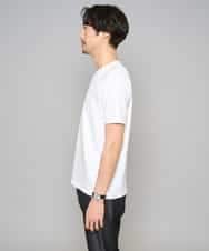 KHKGD76044 a.v.v MEN(アー・ヴェ・ヴェ) 【イージーケア/洗濯機で洗える】キカジャカードＶネックスマートＴシャツ ライトグレー