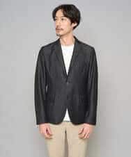 KHKGD77049 a.v.v MEN(アー・ヴェ・ヴェ) 【イージーケア/洗濯機で洗える/毛玉になりにくい】ライトキカジャカードクルーネックスマートＴシャツ ブラック