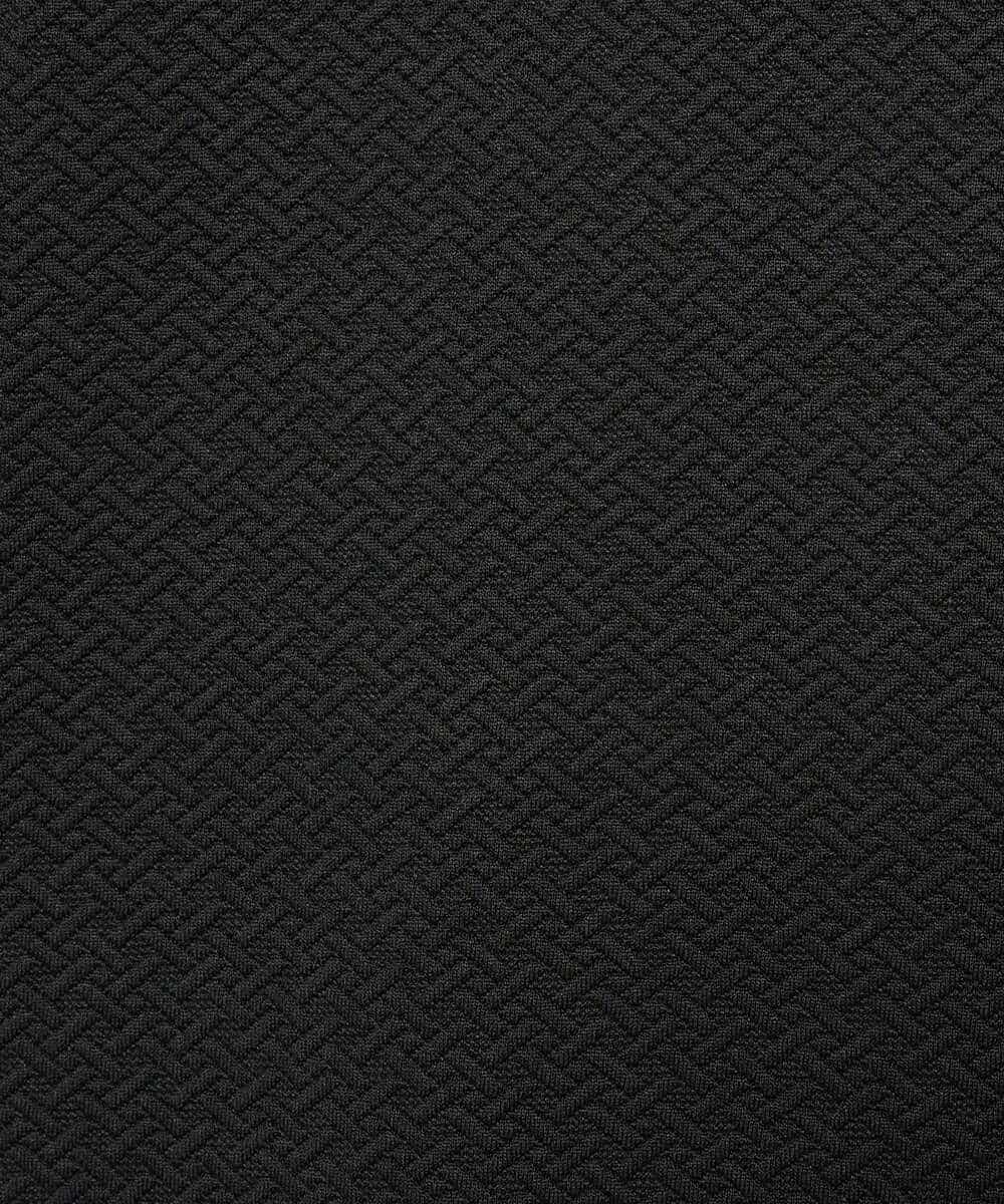 KHKGD77049 a.v.v MEN(アー・ヴェ・ヴェ) 【イージーケア/洗濯機で洗える/毛玉になりにくい】ライトキカジャカードクルーネックスマートＴシャツ ブラック