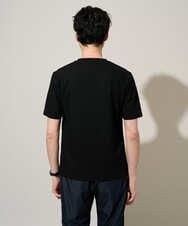 KHKGD78049 a.v.v MEN(アー・ヴェ・ヴェ) 【イージーケア/洗濯機で洗える/接触冷感/毛玉になりにくい】ワイドハニカムジャカードクルーネックスマートＴシャツ ブラック