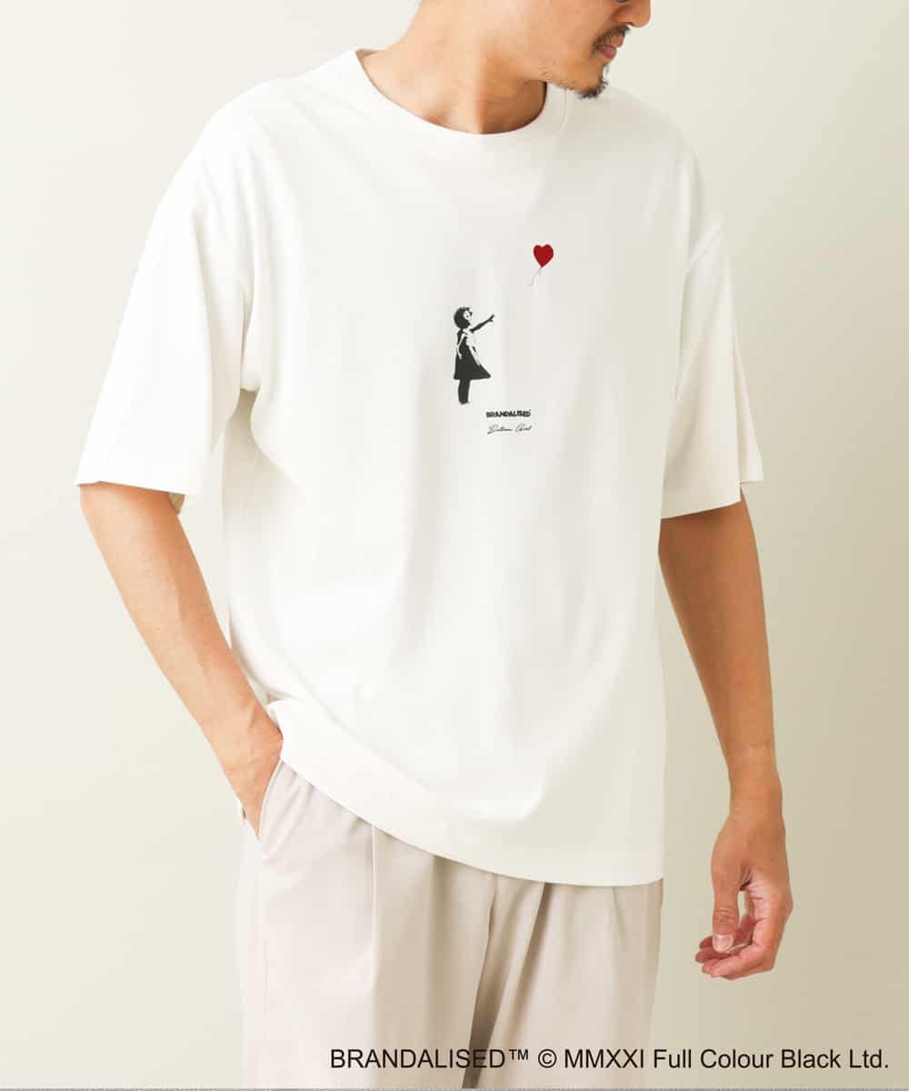A V V Men アー ヴェ ヴェ 夏に嬉しい接触冷感 プリントtシャツ バンクシー Balloon Girl Web限定サイズ イトキンオンラインストア A V V Men アー ヴェ ヴェ 夏に嬉しい接触冷感 プリントtシャツ バンクシー Balloon Girl Web限定サイズ イトキンオンラインストア