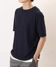 KHKGP35039 a.v.v MEN(アー・ヴェ・ヴェ) 【S-XXL/2SET】サカリバレイヤードカットソー ネイビー