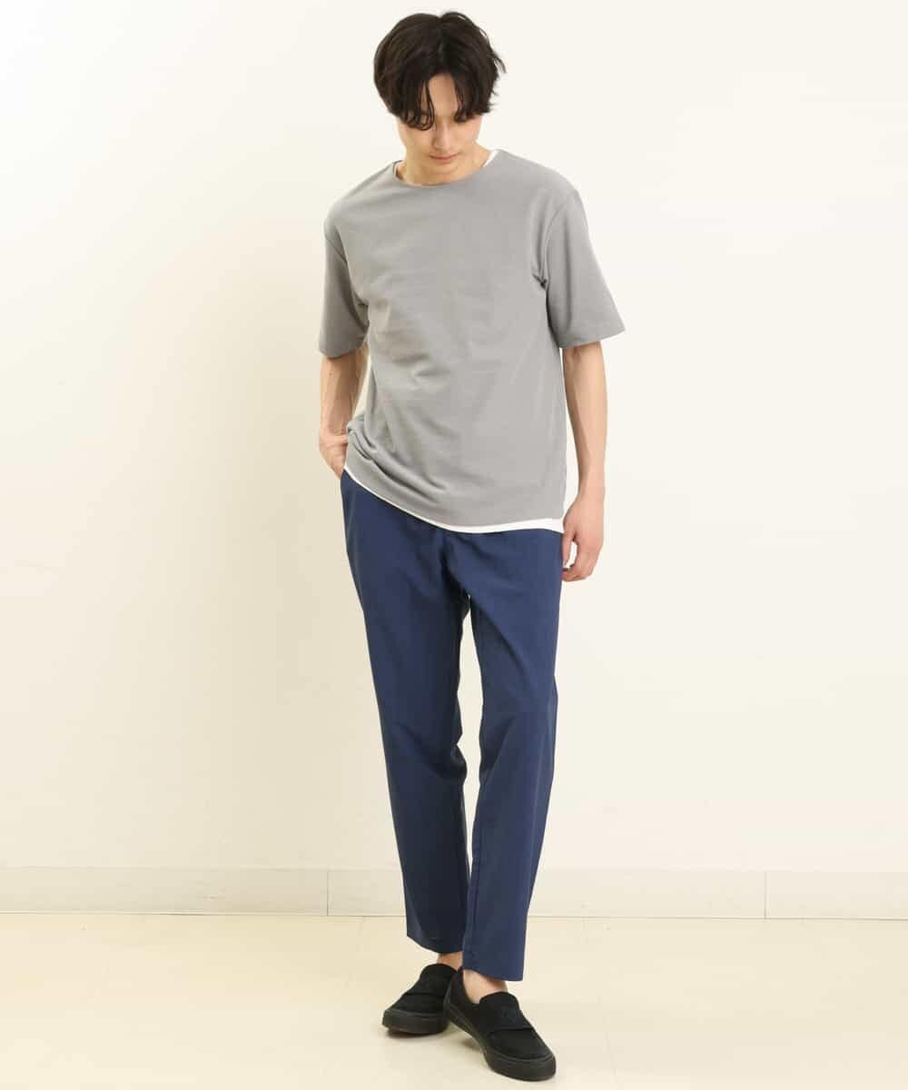 KHKGP35039 a.v.v MEN(アー・ヴェ・ヴェ) 【S-XXL/2SET】サカリバレイヤードカットソー ライトグレー