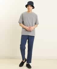 KHKGP35039 a.v.v MEN(アー・ヴェ・ヴェ) 【S-XXL/2SET】サカリバレイヤードカットソー ライトグレー