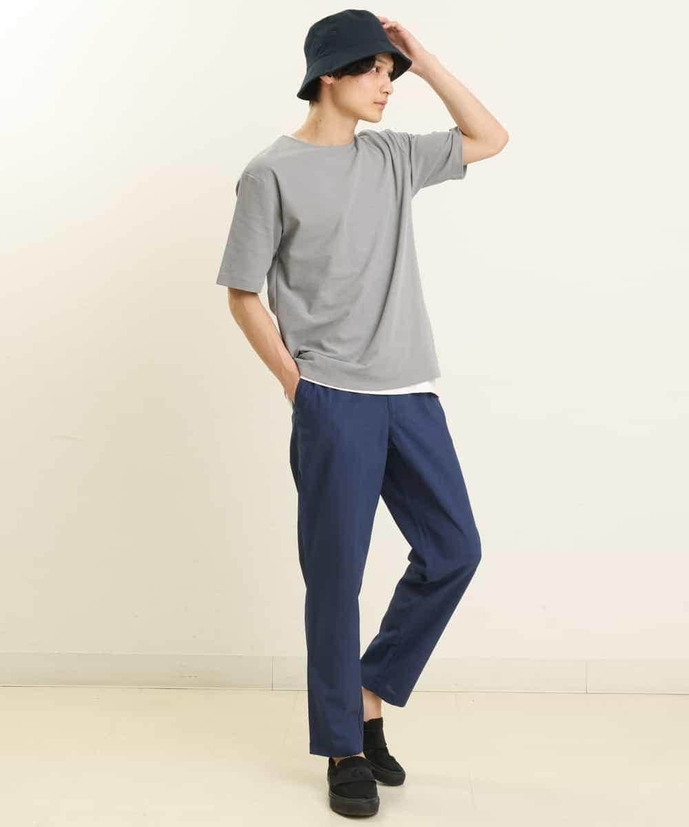 KHKGP35039 a.v.v MEN(アー・ヴェ・ヴェ) 【S-XXL/2SET】サカリバレイヤードカットソー ライトグレー