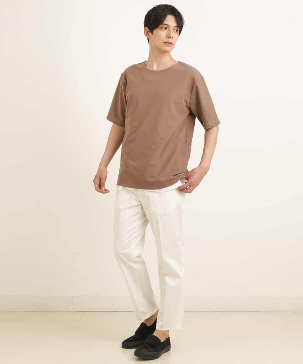 KHKGP35039 a.v.v MEN(アー・ヴェ・ヴェ) 【S-XXL/2SET】サカリバレイヤードカットソー ライトグレー