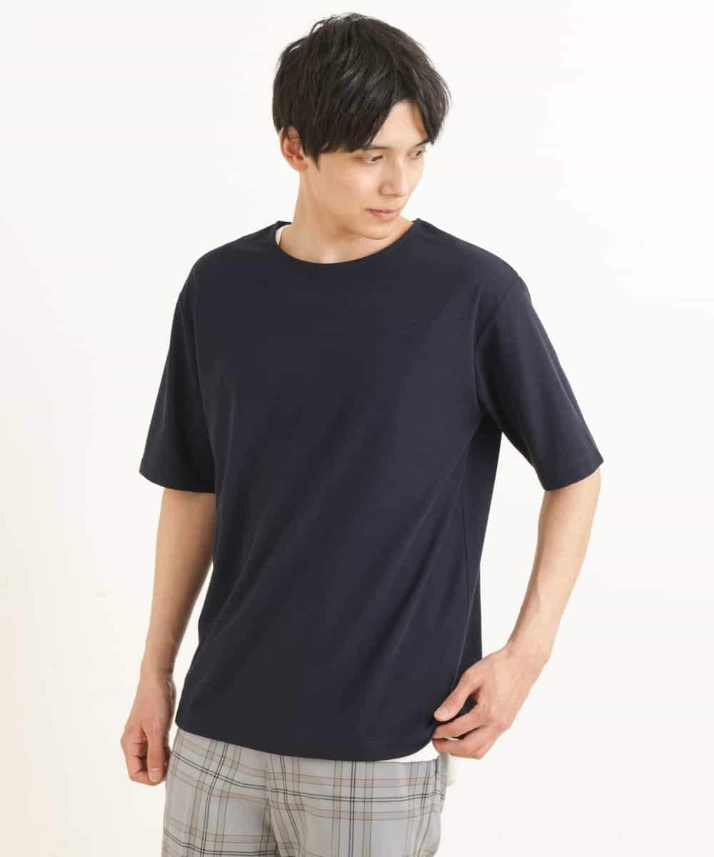 KHKGP35039 a.v.v MEN(アー・ヴェ・ヴェ) 【S-XXL/2SET】サカリバレイヤードカットソー ライトグレー