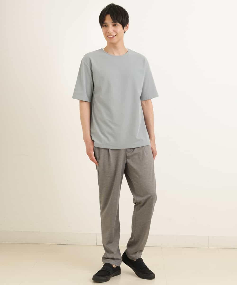 KHKGP35039 a.v.v MEN(アー・ヴェ・ヴェ) 【S-XXL/2SET】サカリバレイヤードカットソー ライトグレー