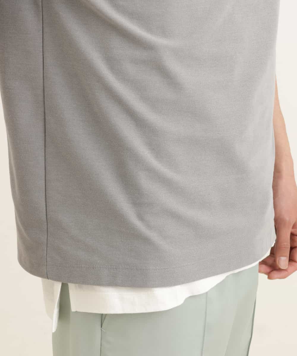 KHKGP35039 a.v.v MEN(アー・ヴェ・ヴェ) 【S-XXL/2SET】サカリバレイヤードカットソー ライトグレー