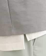 KHKGP35039 a.v.v MEN(アー・ヴェ・ヴェ) 【S-XXL/2SET】サカリバレイヤードカットソー ライトグレー