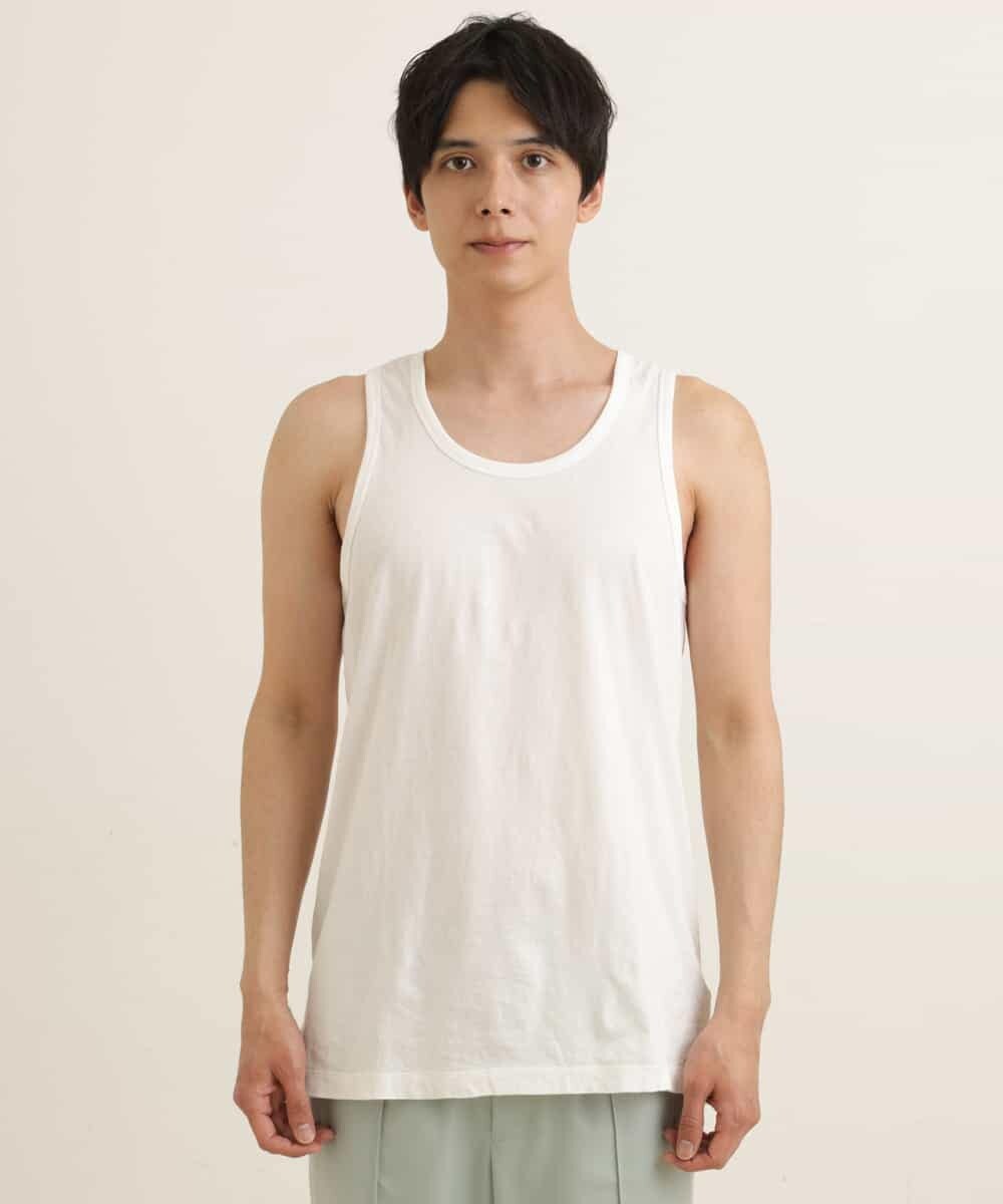KHKGP35039 a.v.v MEN(アー・ヴェ・ヴェ) 【S-XXL/2SET】サカリバレイヤードカットソー ライトグレー