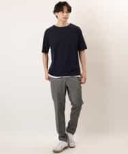KHKGP35039 a.v.v MEN(アー・ヴェ・ヴェ) 【S-XXL/2SET】サカリバレイヤードカットソー ライトグレー