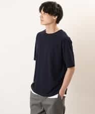 KHKGP35039 a.v.v MEN(アー・ヴェ・ヴェ) 【S-XXL/2SET】サカリバレイヤードカットソー ライトグレー