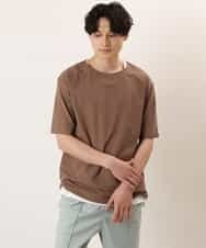 KHKGP35039 a.v.v MEN(アー・ヴェ・ヴェ) 【S-XXL/2SET】サカリバレイヤードカットソー ライトグレー