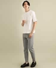 KHKGP40029 a.v.v MEN(アー・ヴェ・ヴェ) 【S-XXL/多機能】シルケットスムースワイドシルエットカットソー ブルー